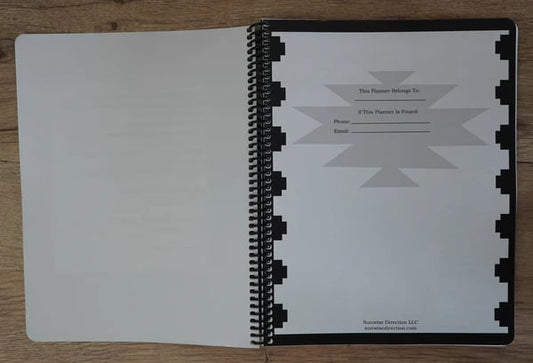 🔥🖤📚Themed Yearly Planner(✨Hardcover Book)