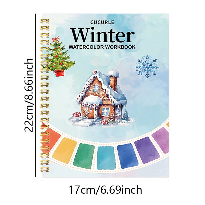 🔥LAST DAY ONLY 49% OFF🔥🖼️Beginner-Friendly💕Watercolor Workbook💐Create Art Everyone Loves!