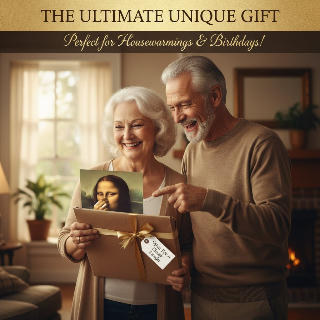 Holding Nose Bathroom Canvas Art