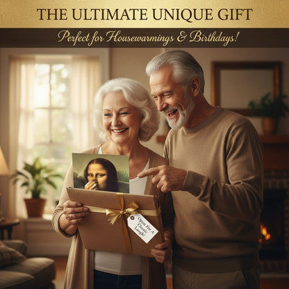 Holding Nose Bathroom Canvas Art