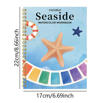 🔥LAST DAY ONLY 49% OFF🔥🖼️Beginner-Friendly💕Watercolor Workbook💐Create Art Everyone Loves!