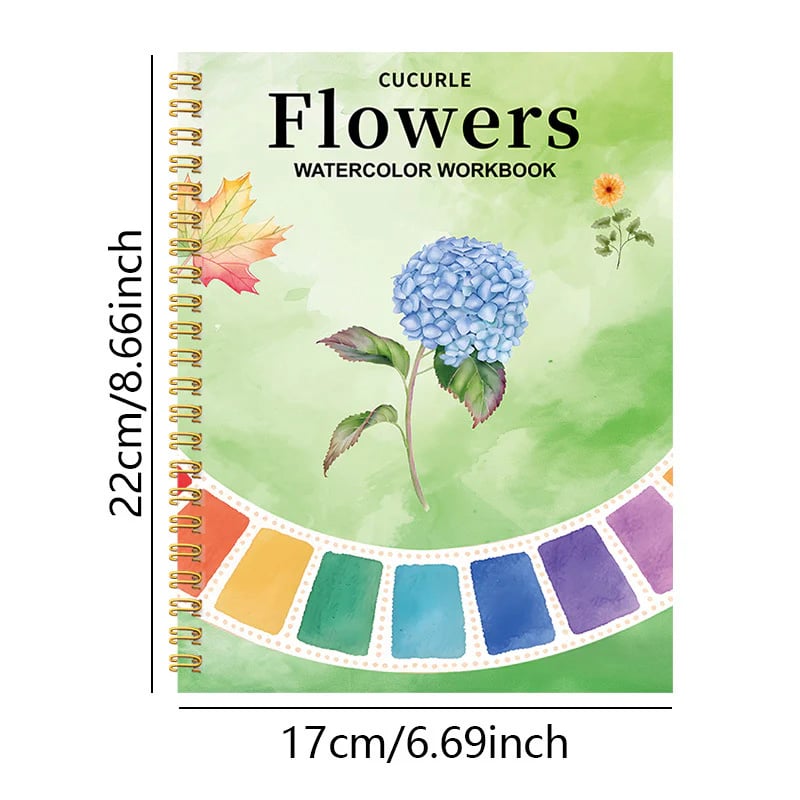 🔥LAST DAY ONLY 49% OFF🔥🖼️Beginner-Friendly💕Watercolor Workbook💐Create Art Everyone Loves!